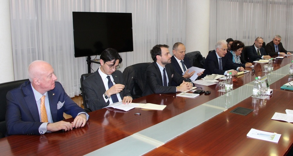 A Meeting with the Delegation of the Italian Republic Held