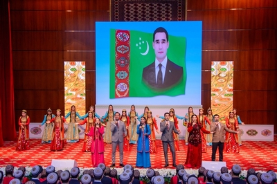 A musical ceremony was held on the occasion of the Day of Oil and Gas Industry and Geology Workers of Turkmenistan