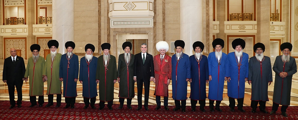 Hero-Arkadag met with the Chairman of the Council of Elders of the Organization of Turkic States, Binali Yıldırım
