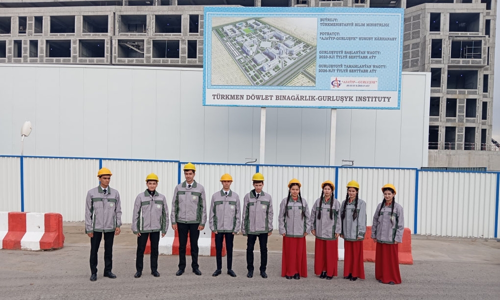 HIMIÝA TEHNOLOGIÝASY FAKULTETINIŇ INSTITUTYMYZYŇ TÄZE BINALAR TOPLUMYNA GURNAN GÖÇME OKUWY SAPAGY