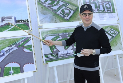 Hero-Arkadag Reviewed Projects for the Construction of a New Building Complex for the Automobile Sports Center