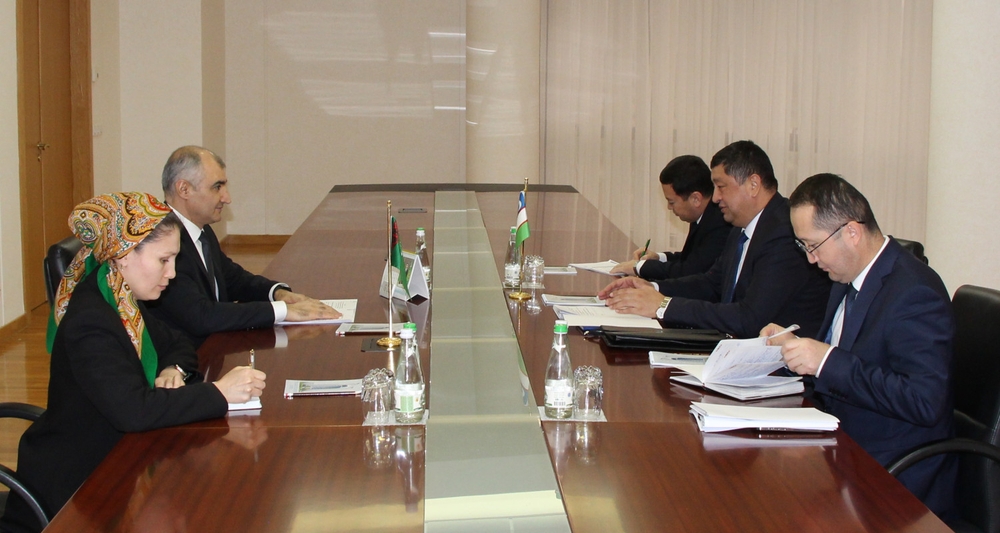 A meeting was held with the Ambassador Extraordinary and Plenipotentiary of the Republic of Uzbekistan to Turkmenistan