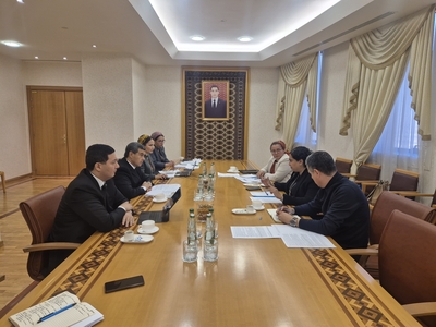 Meeting of the Minister of Education of Turkmenistan with the Head of the UNICEF Representative Office