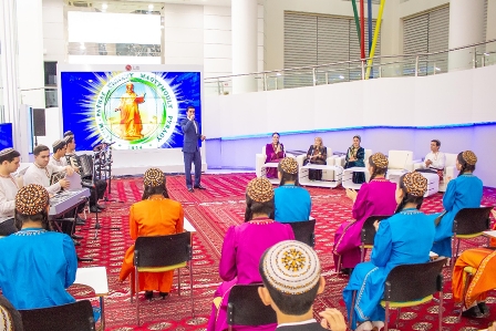 The creative meeting dedicated to the motto of this year “Fount of Mind -Magtymguly Pragy” was held
