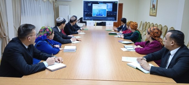 Conference on the field of education held between the Turkmen State Architecture and Construction institute and Kent State University of USA