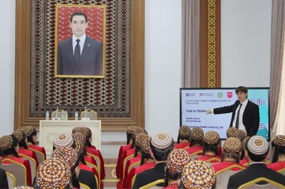 Meeting with students