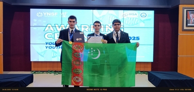 Halkara Parahatçylyk we ynanyşmak ýylynda Türkmen ýaşlary Indoneziýanyñ Malang şäherinde geçirilýän ýaşlaryñ 5-nji Halkara ylym sergi (YISF) bäsleşigine özleriniň ylmy işleri bilen gatnaşyp altyn medallara eýe boldular
