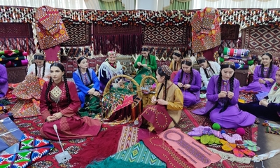 At the Turkmen State Architecture and Construction Institute was held the traditional event under the name “Skilled hands - a source of well-being”