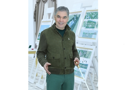 The Chairman of the People's Council of Turkmenistan reviewed the ongoing work in the city of Arkadag