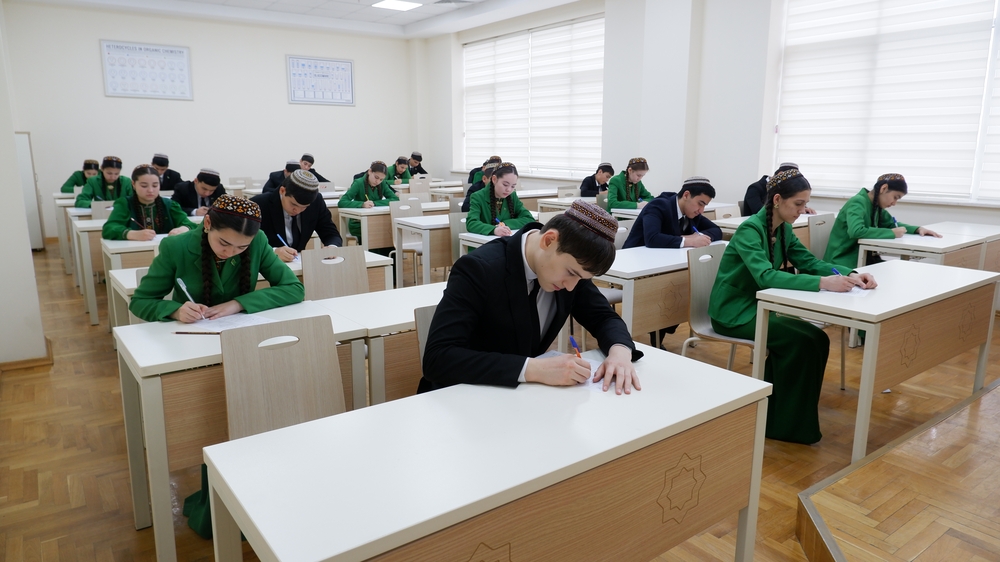 The inaugural district stage annual of ' III Talented Descendants of Oguz han' Integrated Olympiad has commenced.