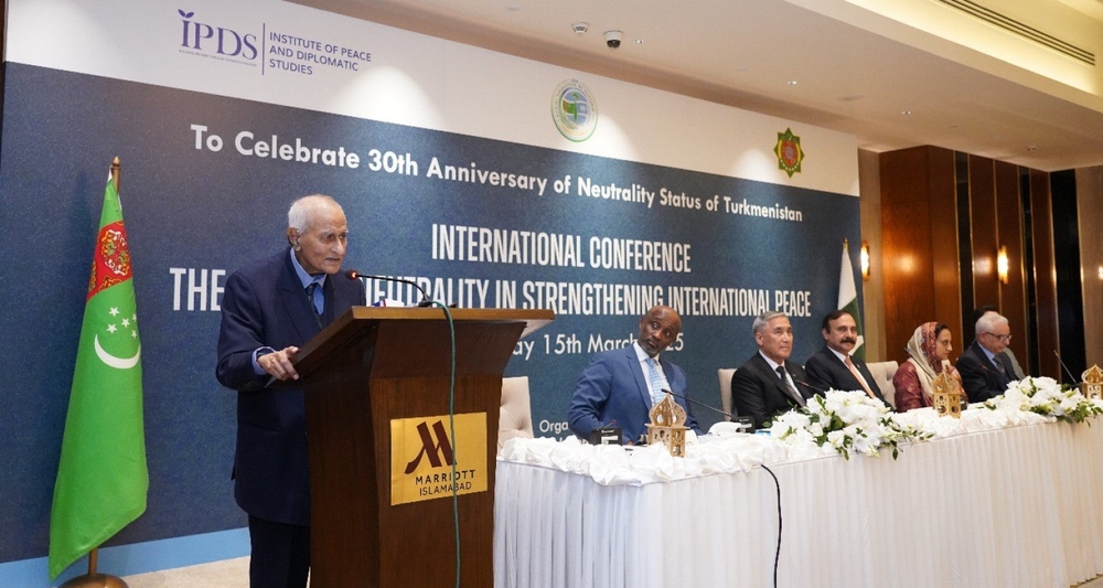 An international conference dedicated to the 30th anniversary of Turkmenistan's neutrality was held in Pakistan