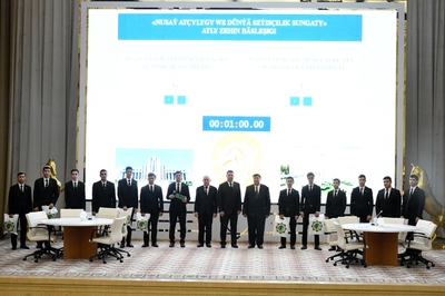 «NUSAÝ ATÇYLYGY WE DÜNÝÄ SEÝISÇILIK SUNGATY» ATLY BREÝN-RING ZEHIN BÄSLEŞIGI GEÇIRILDI