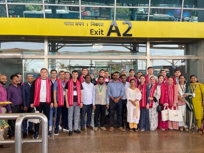 The Turkmen youth delegation participates in the Forum of youth of Central Asia and India
