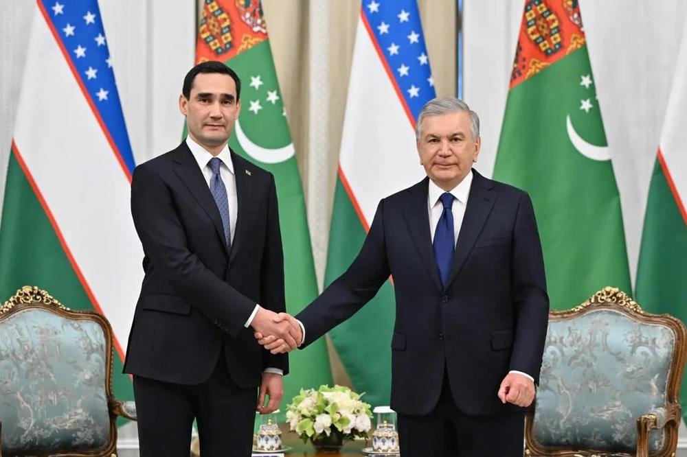 A meeting took place between the esteemed President and the President of the Republic of Uzbekistan