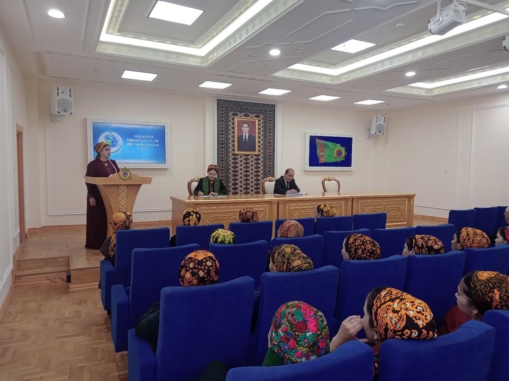 “Bagtyýar nesillerimiziň sagdynlygy- Watanymyzyň Baş baýlygy” atly ylmy-usuly maslahat geçirildi