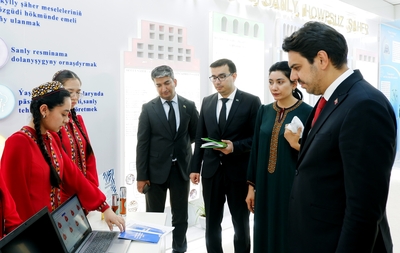 The Head of the Presidency for Turks Abroad and Related Communities, led a delegation that visited the Oguz han Engineering and Technology University of Turkmenistan