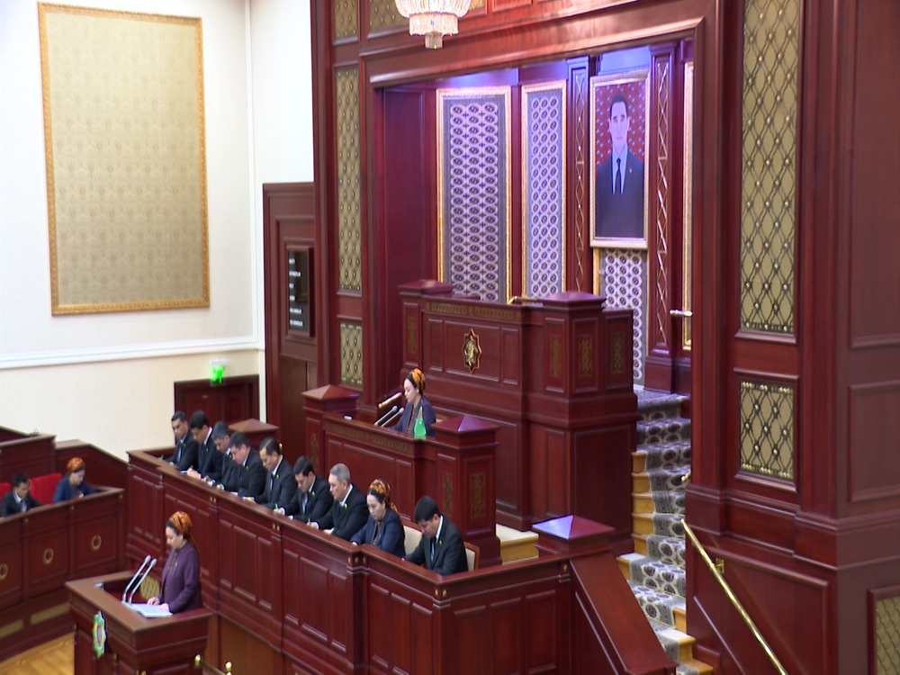 The eighth session of the seventh convocation of the Mejlis of Turkmenistan was held in Ashgabat