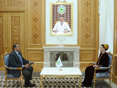Vice President of Gurbanguly Berdimuhamedov Charitable Foundation met with the delegation of the Al-Arabiya TV channel