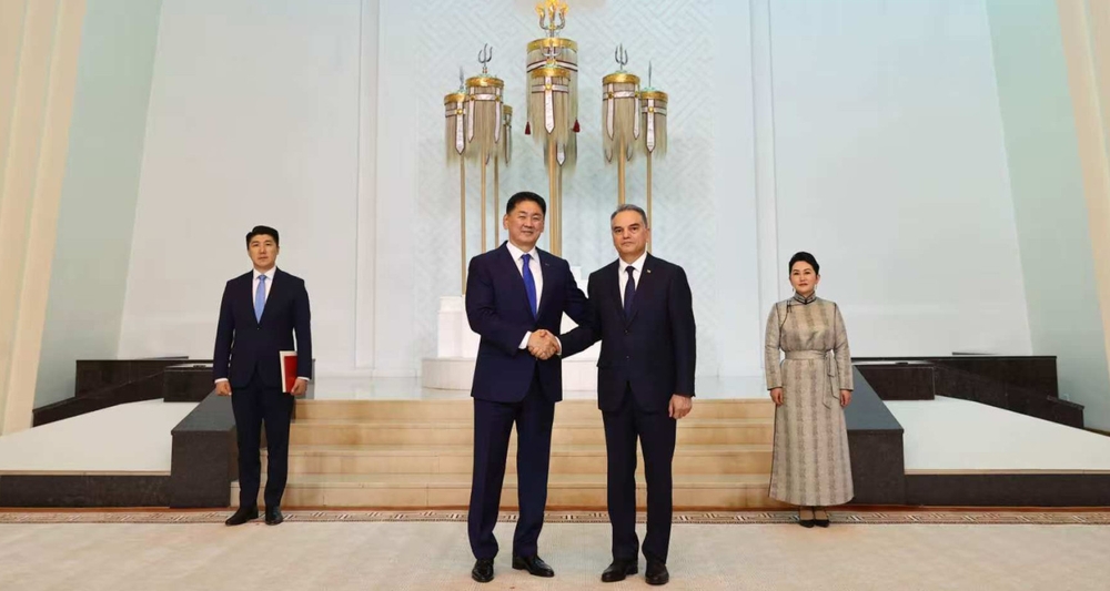Presentation of credentials of the Ambassador of Turkmenistan to the President of Mongolia