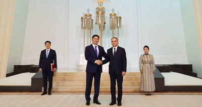 Presentation of credentials of the Ambassador of Turkmenistan to the President of Mongolia