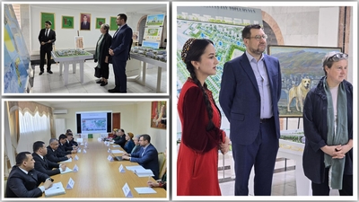 A meeting between the Turkmen State Architecture and Construction institute and International experts of the United Nations (UN) Human Settlements Programme (UN-Habitat) was held