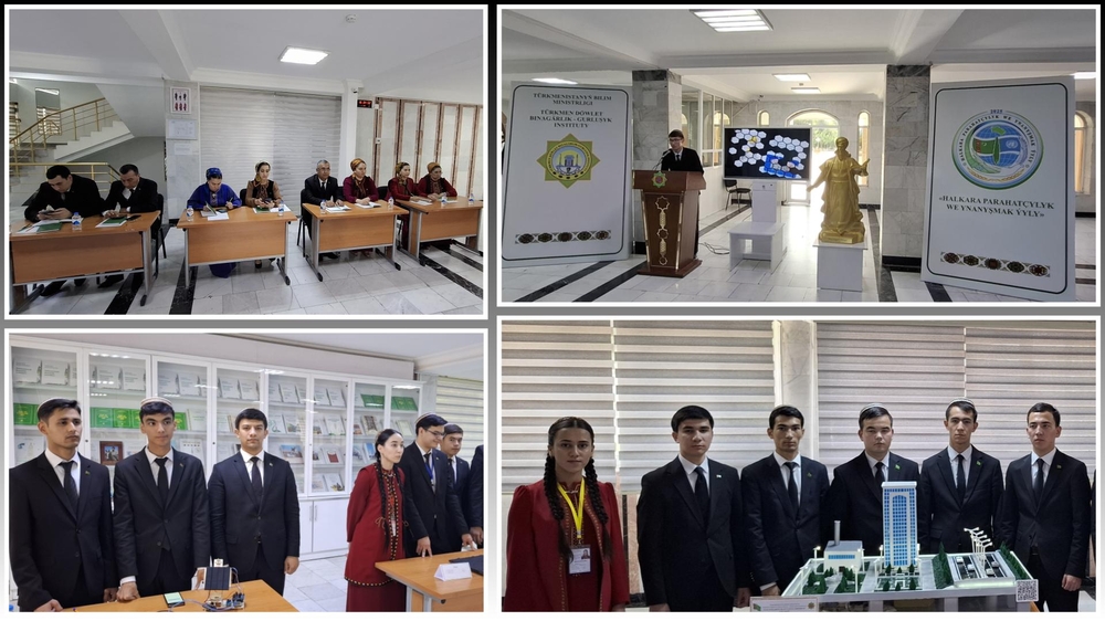 Türkmen döwlet binagärlik-gurluşyk institutynda geçirilen “STEM olimpiada” atly innowasion bilim bäsleşiniň institut derejesinde geçirilen I tapgyry
