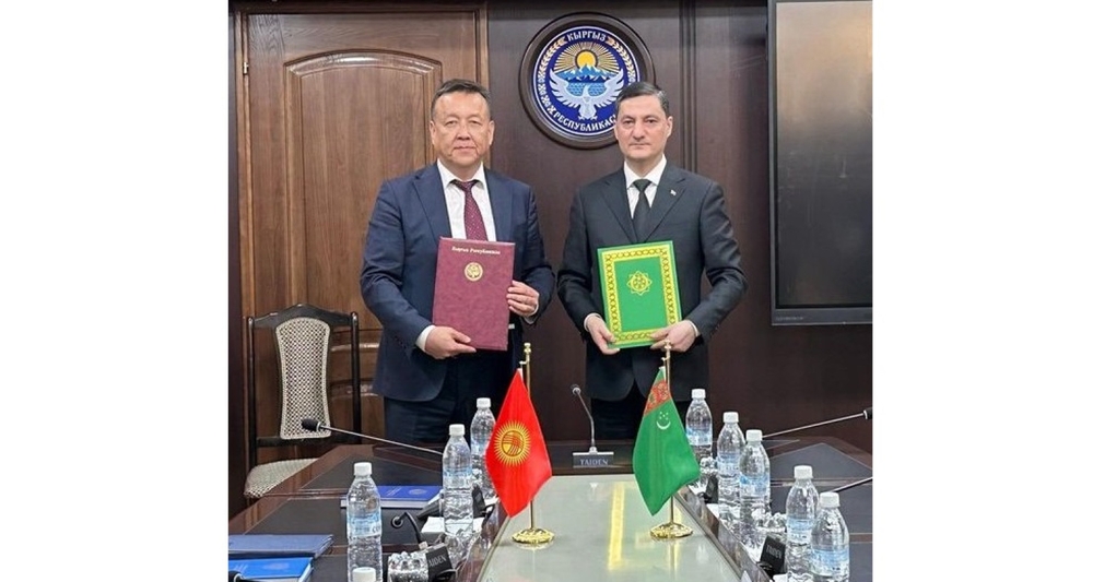 The Protocol of the first meeting of the Turkmen-Kyrgyz commission on transport, transit and logistics was signed in Bishkek