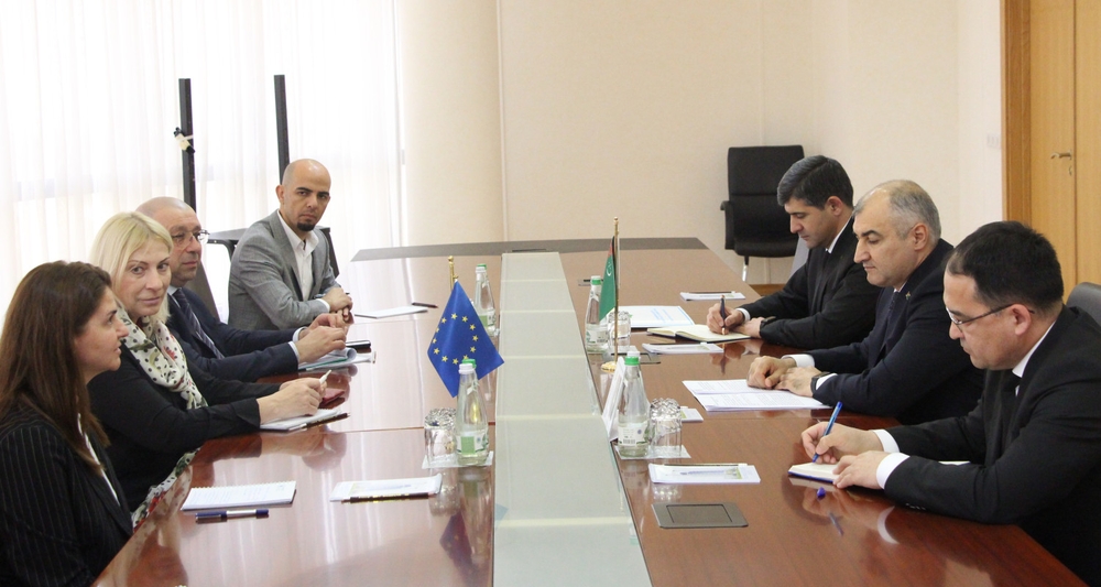 The issues of cooperation between Turkmenistan and the EU in the field of security were discussed