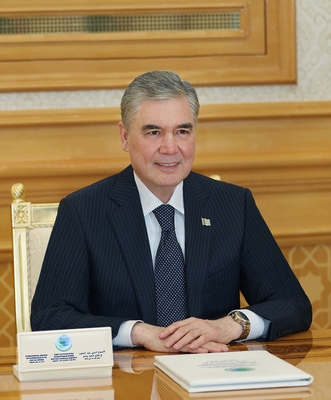 National Leader of the Turkmen People Meets with UAE Representatives
