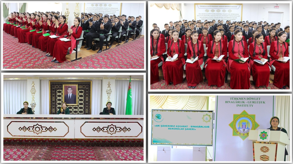 Meýletinçiler merkeziniň gurnamagynda, “Ak şäherimiz Aşgabat – binagärligiň rekordlar şäheri” atly okuw seminary geçirildi