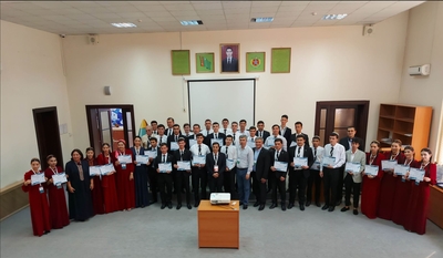 The final competition of innovative startup projects of youth held within the framework of the joint program “Startup Ecosystem – 2024–2025” organized by the Ministry of Education of Turkmenistan and “Union of Economists of Turkmenistan” of the National Public Association 