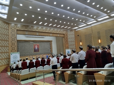 “GÖZELLIGIŇ PAÝTAGTY SEN, AŞGABAT!” ATLY MASLAHAT GEÇIRILDI