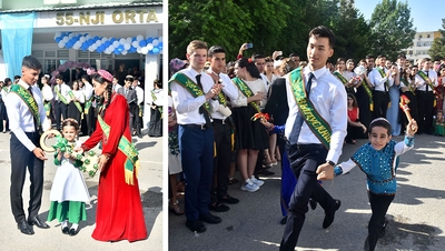 Lebap welaýatynda ýaşlaryň 21 müň 353-si orta mekdepleri tamamlaýar