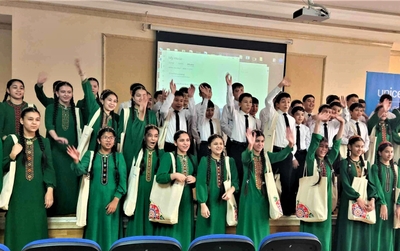 Çagalary goramagyň halkara güni mynasybetli mekdep okuwçylary üçin okuw sapaklary geçirildi