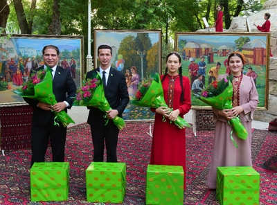 “ARKADAGLY SERDARLY AK ŞÄHERIM AŞGABAT” ATLY DÖREDIJILIK BÄSLEŞIGINIŇ JEMLERI JEMLENDI