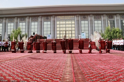 Turkmenistan Celebrated Turkmen Carpet Day