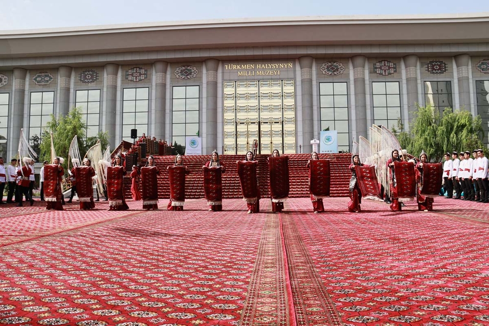 Turkmenistan Celebrated Turkmen Carpet Day