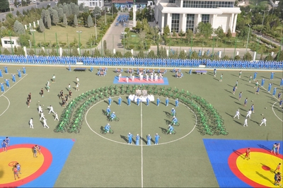 A Solemn sports event took place