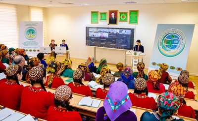 Türkmen döwlet uniwersitetinde halkara ylmy-amaly maslahat öz işine başlady