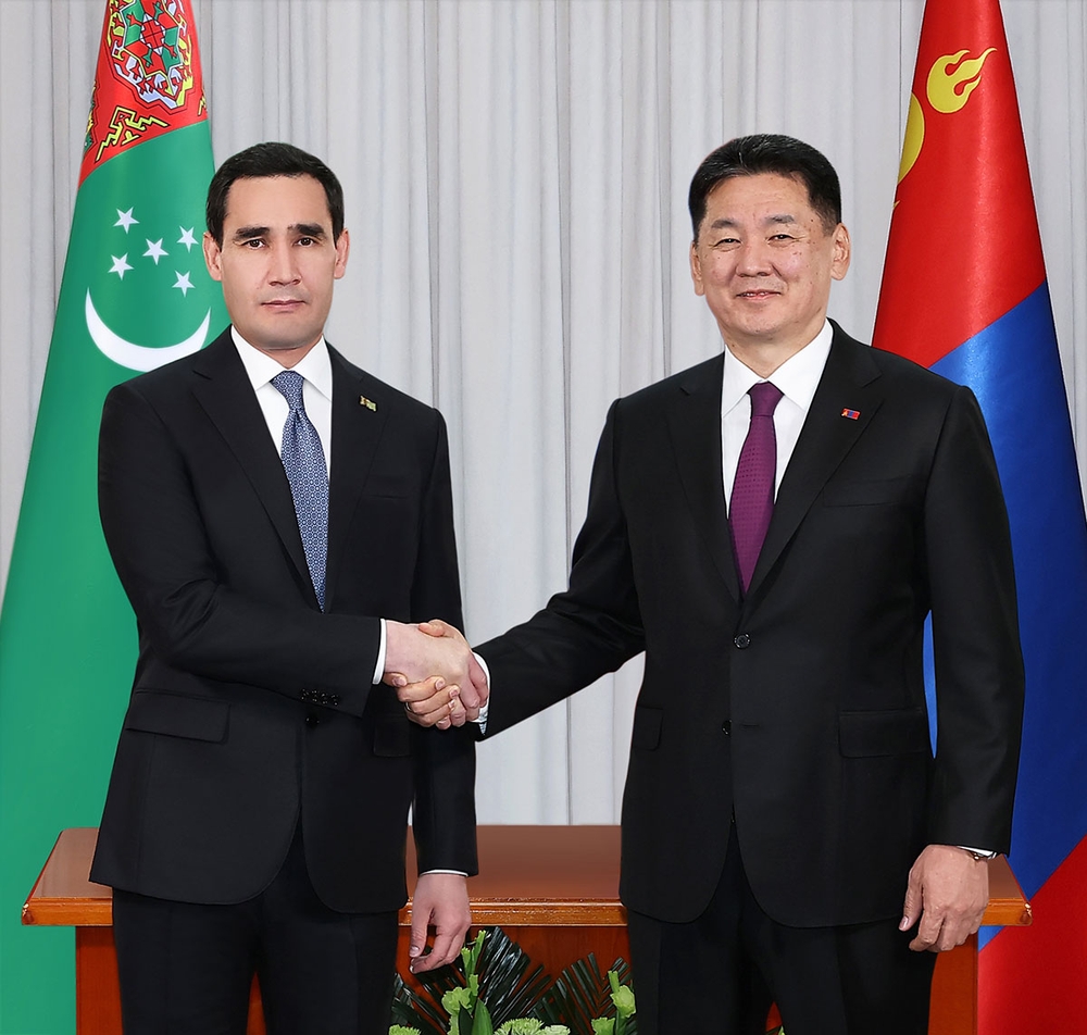 Talks Held Between President Serdar Berdimuhamedov and President Ukhnaagiin Khurelsukh