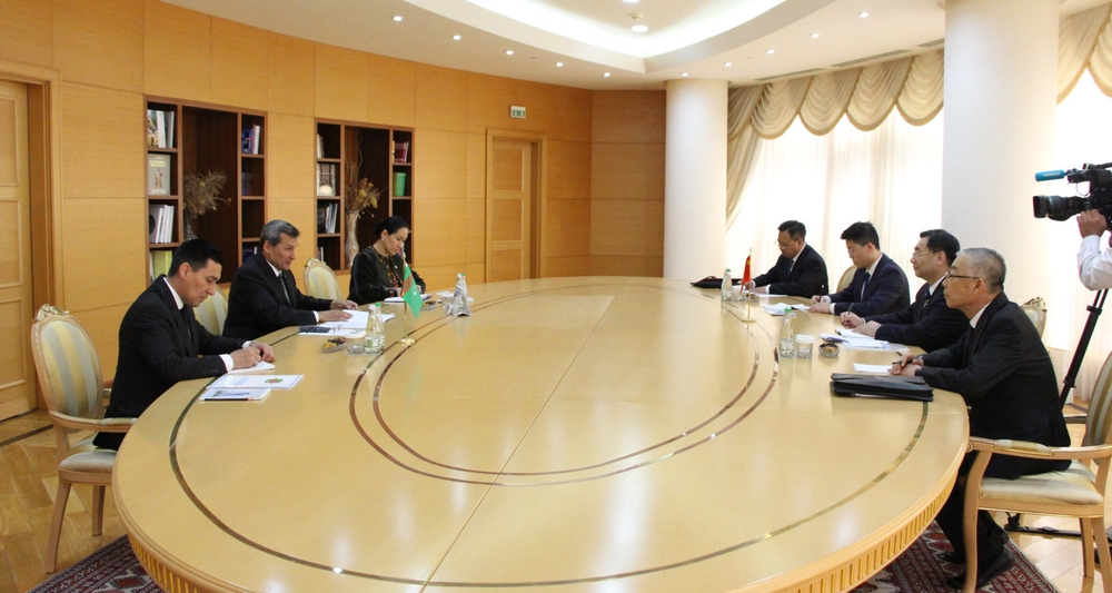 Meeting with the Deputy Head of the Publicity Department of the Central Committee of the Communist Party of China was held at the MFA of Turkmenistan