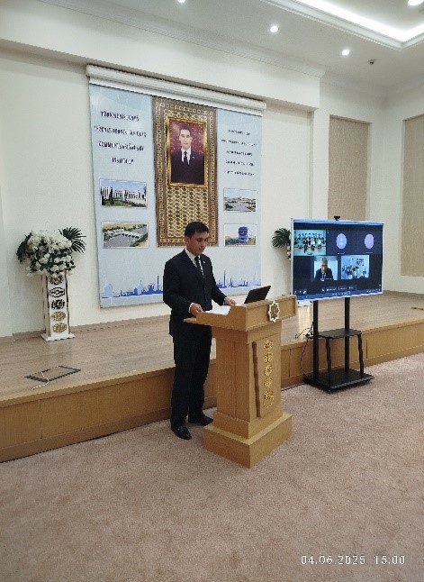 “EKOLOGIÝA ABADANÇYLYGYŇ-ÝAŞAÝŞYŇ ZERURLYGY”
atly onlaýn ylmy-amaly maslahat
