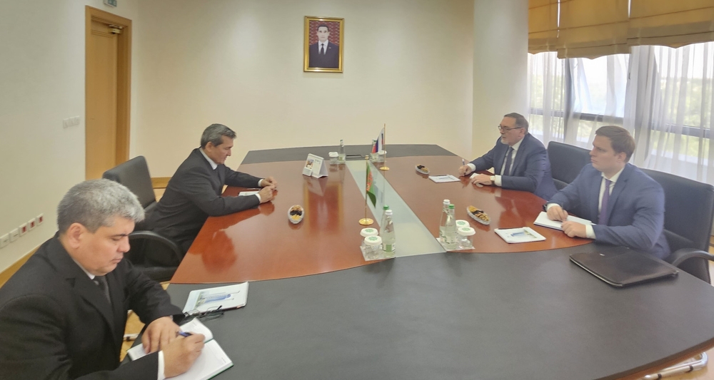 Minister of Foreign Affairs of Turkmenistan met with the Ambassador of the Russian Federation