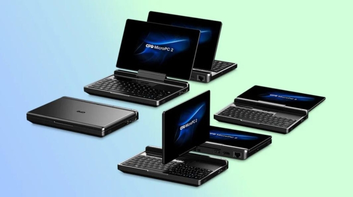 An updated pocket PC with a rotatable touchscreen display