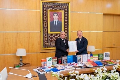 Meeting with the Ambassador Extraordinary and Plenipotentiary of Japan to Turkmenistan at the Yagshygeldi Kakayev International Oil and Gas University