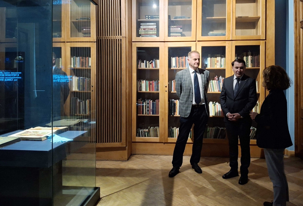 The Ambassador of Turkmenistan met with the General Director of the National Library of the Georgia 