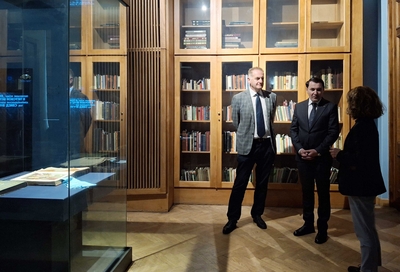 The Ambassador of Turkmenistan met with the General Director of the National Library of the Georgia 
