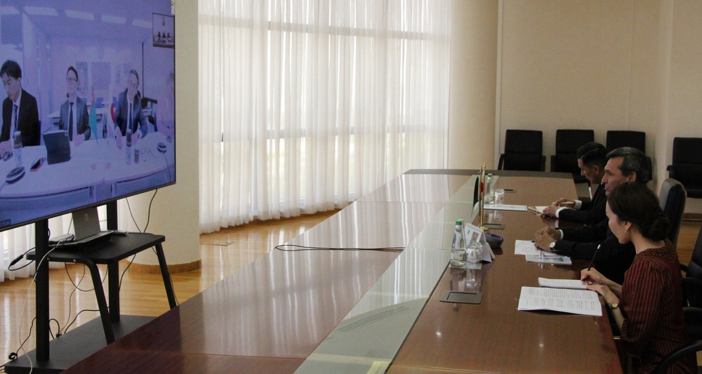 The meeting between the Chairmen of the Turkmen-Japanese and Japanese-Turkmen Committees on Economic Cooperation