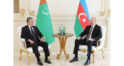 Chairman of the Halk Maslahaty of Turkmenistan met with the President of Azerbaijan