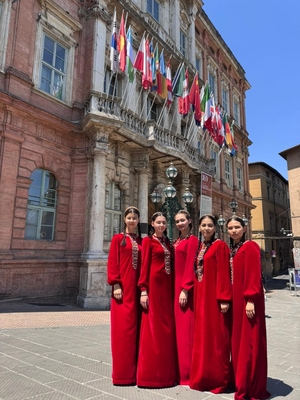 Students of the International University for the Humanities and Development are attending courses in Italy